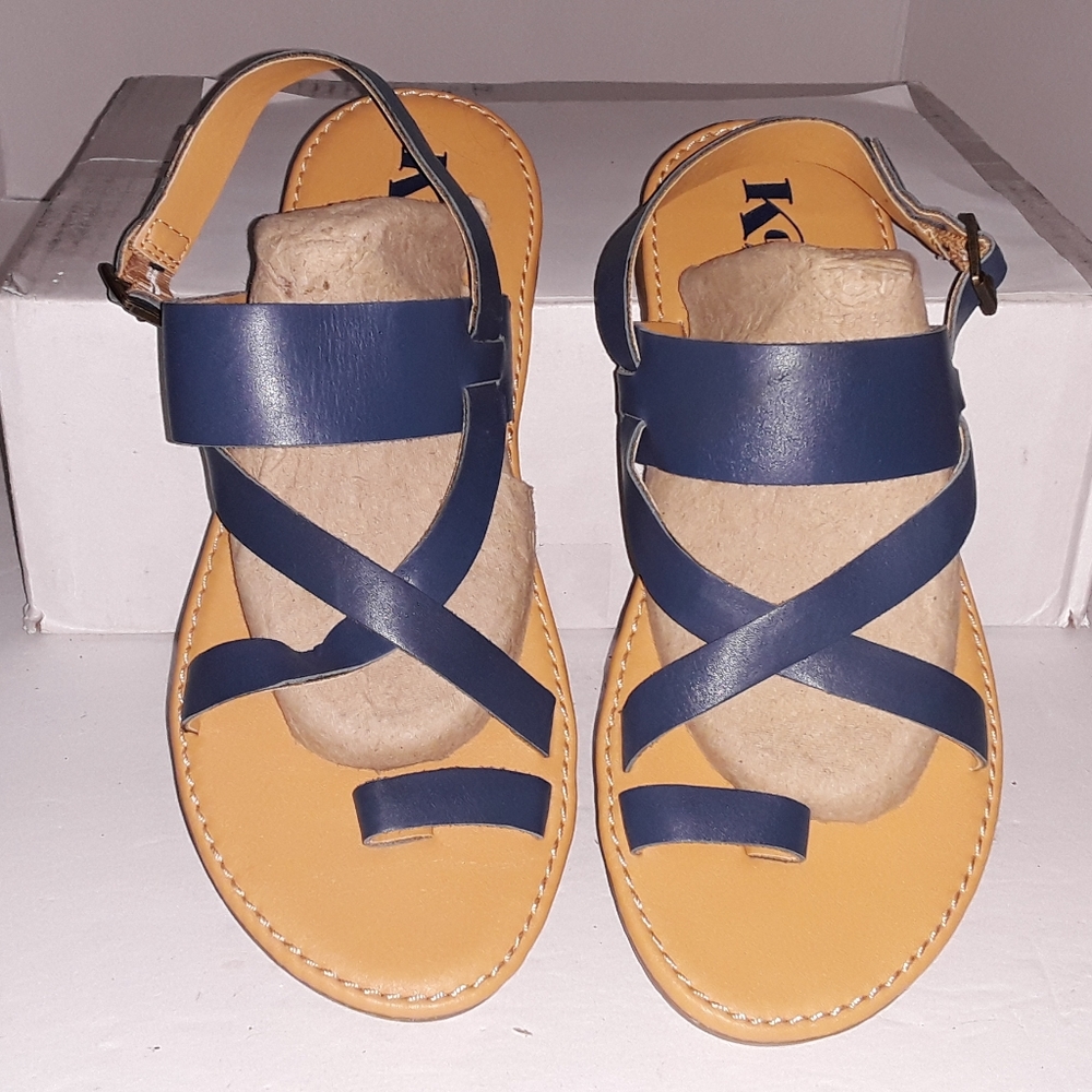 Korks by Kork-Ease Cheri Leather Slingback Sandals